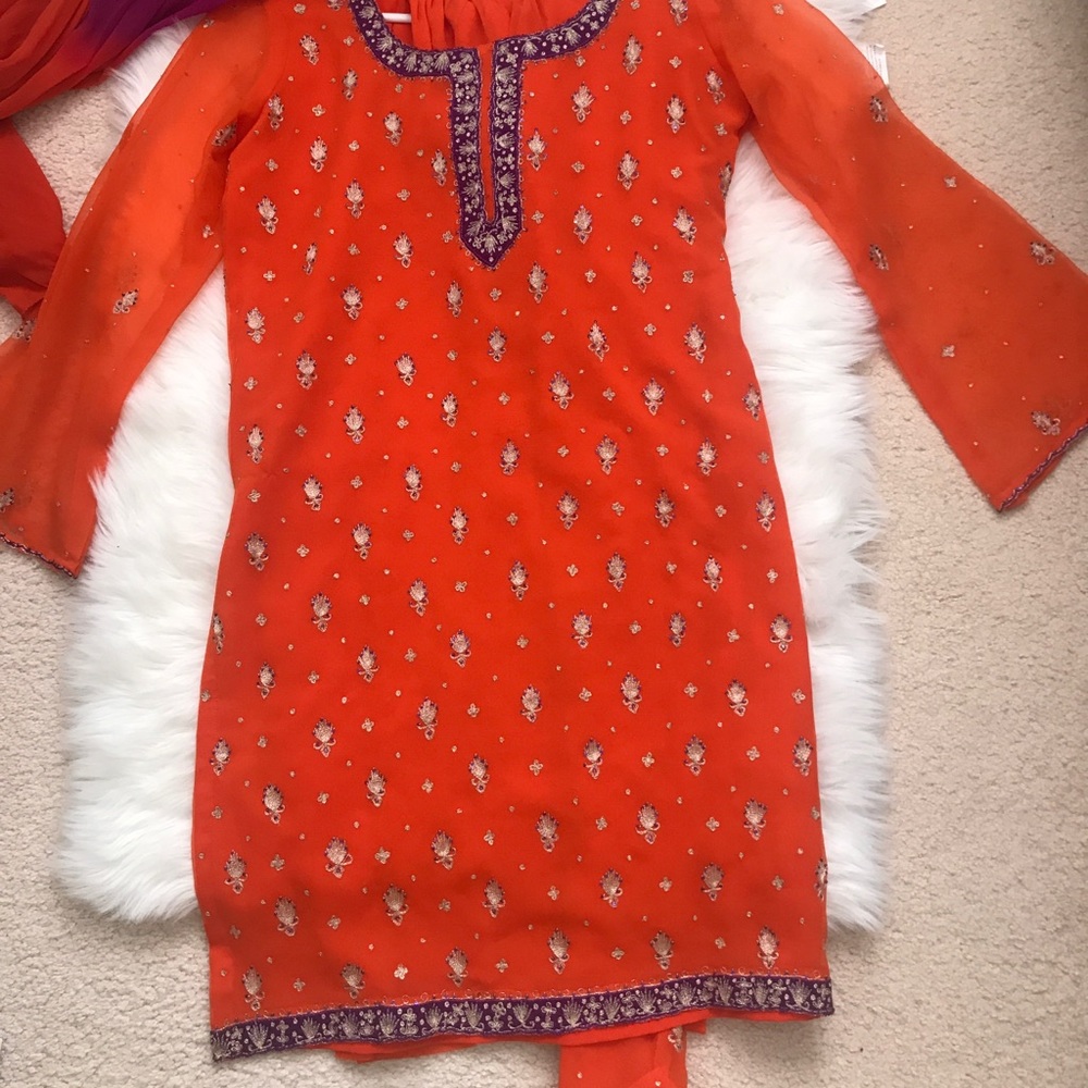 Elegant Lehanga (Indian Dress w/ pants and scarf)